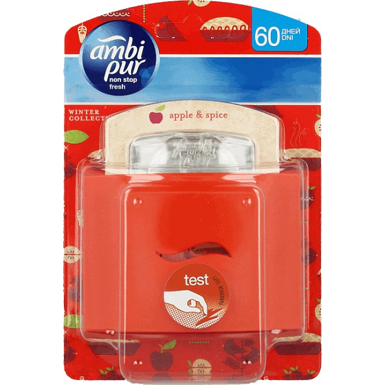 Ambi Pur Non Stop Frischer Lufterfrischer mit Apfel und Gewürzen 5,5 ml