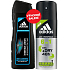 Adidas Cool & Dry 48h 6in1 Antitranspirant Deodorant Spray für Männer 150 ml + Adidas Intense Clean Shampoo für normales Haar für Männer 200 ml, Kosmetikset