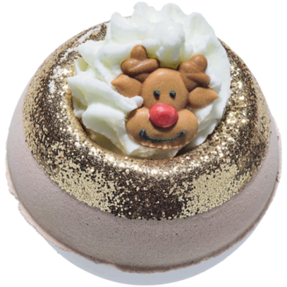 Bomb Cosmetics Merry Deer - Sprudelnder Badeballist 160 g