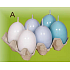Lima Ei mit Duftkerze blau 40 x 60 mm 6er Set