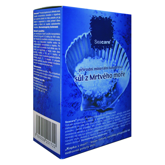 Seacare Totes Meer natürliches Mineralsalz für Bad 1 kg