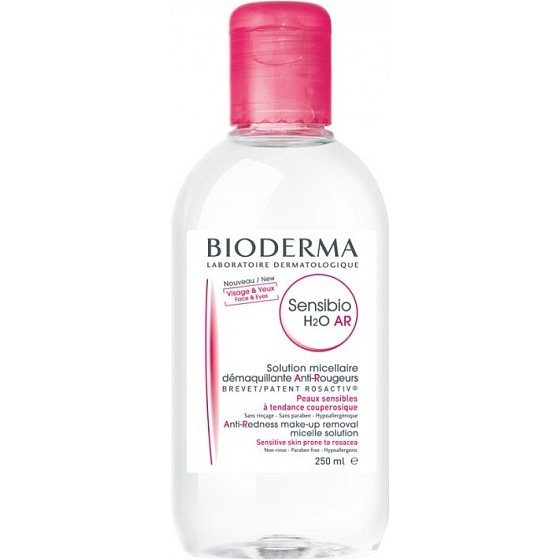 Bioderma Sensibio H2O AR Mizellenwasser gegen Hautrötung 250 ml