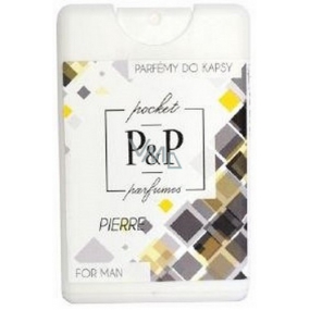 Pocket Parfumes Pierre for Men parfümiertes Wasser 20 ml