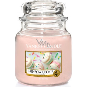 Yankee Candle Rainbow Cookie - Regenbogenmakronen Duftkerze Classic Medium Glass 411 g