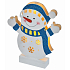 Emos Lighting Holzschneemann 23 × 4 × 26,5 cm, 5 LEDs, warmweiß