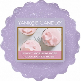 Yankee Candle Sweet Morning Rose - süßes Aromalampenwachs für Aromalampe 22 g