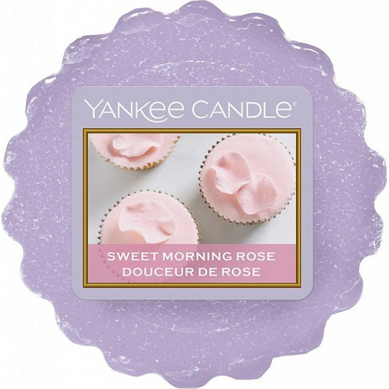 Yankee Candle Sweet Morning Rose - süßes Aromalampenwachs für Aromalampe 22 g
