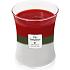 WoodWick Trilogy Wintergirlande - Wintergirlande Duftkerze mit Holzdocht und Deckel Glas Medium 275 g