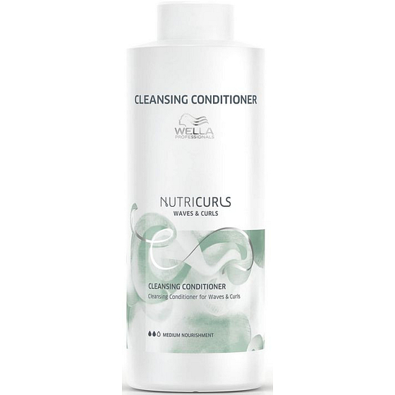 Wella Nutricurls Waves & Curls Cleansing Conditioner 1000 ml Maxi