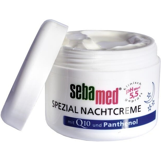 SebaMed Anti-Ageing Q10 Nachtcreme Gesichts-Nachtcreme gegen Falten 75 ml