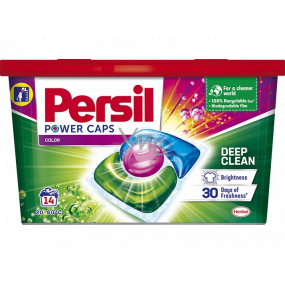 Persil Power Caps Farbkapseln zum Waschen von Buntwäsche 14 Dosen 210 g