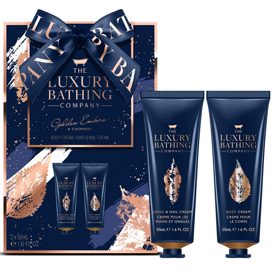 Grace Cole Golden Embers & Cashmere Körpercreme 50 ml + Handcreme 50 ml, Kosmetikset für Damen