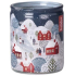 Bolsius Weihnachtshäuser Duftkerze im Glas 68 x 80 cm, Brenndauer 23 Stunden