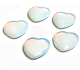 Opalit Hmatka, Heilstein in Form eines Herzens Kunststein 3 cm 1 Stück, Stein der Wünsche und der Hoffnung