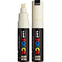 Posca Universal-Acrylmarker mit breiter, geschnittener Spitze 8 mm Creme PC-8K