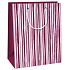 Ditipo Geschenkpapier Tasche 18 x 10 x 22,7 cm Rosa Streifen