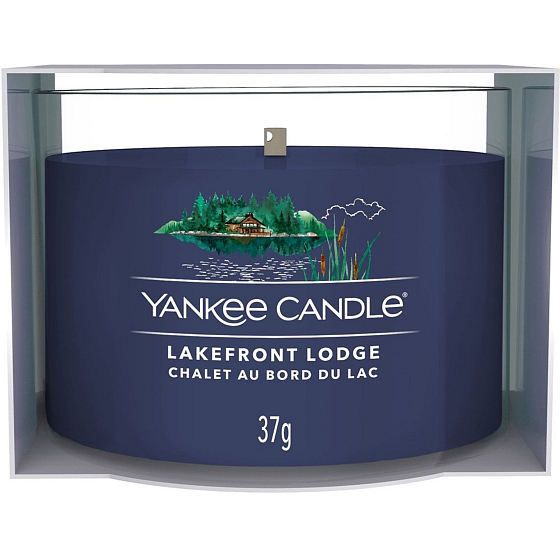 Yankee Candle Lakefront Lodge - Lakefront Lodge Duftkerze Votivglas 37 g