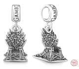 Charme Sterling Silber 925 Game of Thrones Iron Throne, Armband Anhänger, Film