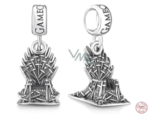 Charme Sterling Silber 925 Game of Thrones Iron Throne, Armband Anhänger, Film