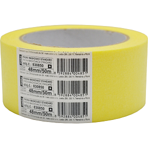 Mako Basic Malerkreppband glatt, 3 Tage, bis 60 °C, 48 mm × 50 m Mako Basic Malerkreppband glatt, 3 Tage, bis 60 °C, 48 mm × 50 m