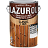 Lazurol Classic S1023 dünnschichtige Holzlasur mit Ölanteil, 0022 Palisander, 4 l