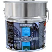 Hostagrund 2v1 S2160 Grund- und Deckfarbe für Metall, 0199 schwarz, 9 l