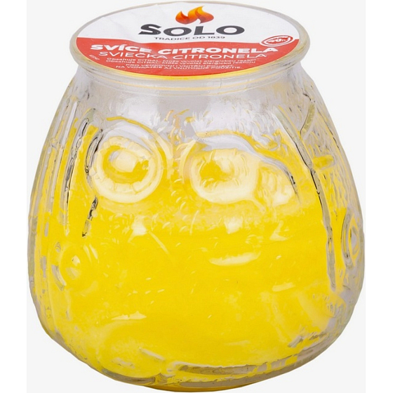 Solo Citronella Kerze im Glas gegen Insekten 205 g