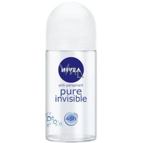 Nivea Pure Invisible Ball Antitranspirant Deodorant Roll-On für Frauen 50 ml