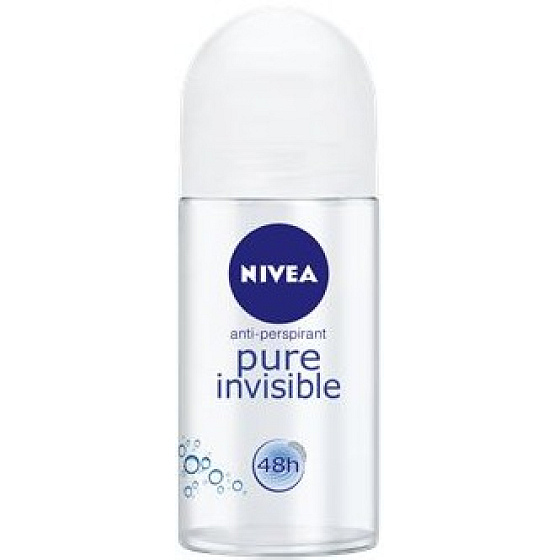 Nivea Pure Invisible Ball Antitranspirant Deodorant Roll-On für Frauen 50 ml