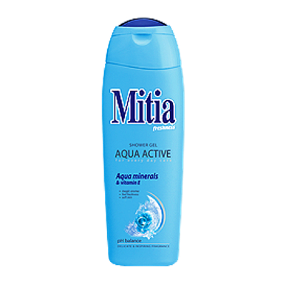 Mitia Freshness Aqua Active beruhigendes Duschgel 400 ml