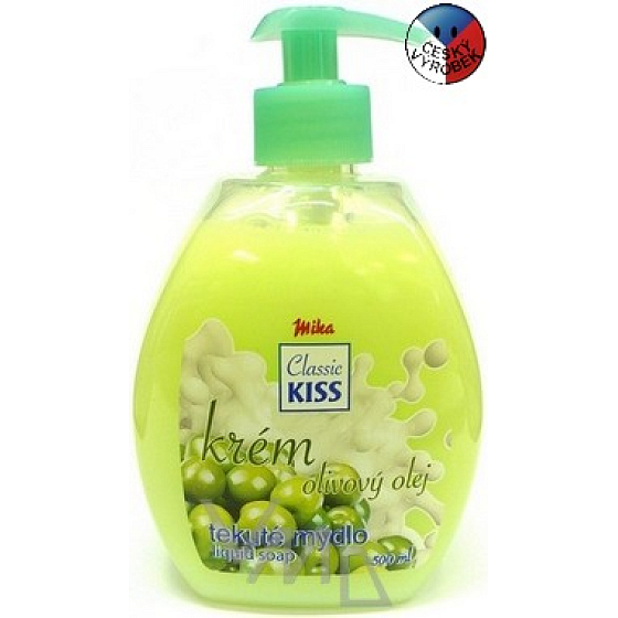 Mika Kiss Oliva Flüssigseife mit Pumpe 500 ml