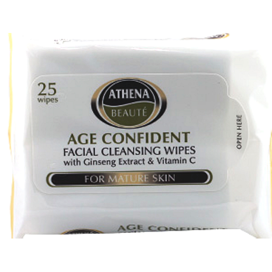 Athena Beauté Mature Skin Make-up zum Entfernen von Tüchern 25 Stück
