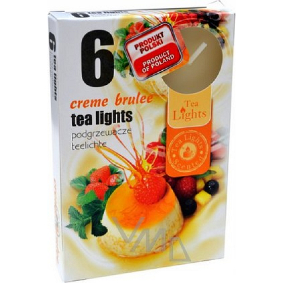 Teelichter Creme Brulee duftende Teelichter 6 Stück