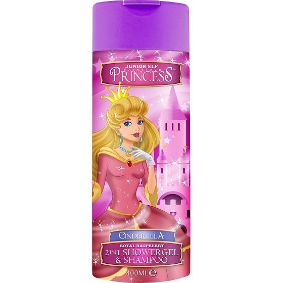 Disney Princess - Cinderella 2in1 Duschgel und Badeshampoo pink 400 ml