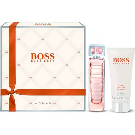 Hugo Boss Orange Frau Eau de Toilette 50 ml + Körperlotion 100 ml, Geschenkset