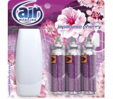 Air Menline Japanese Cherry Lufterfrischer Gerät und Nachfüllung 3× 15 ml