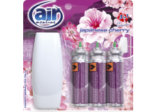 Air Menline Japanese Cherry Lufterfrischer Gerät und Nachfüllung 3× 15 ml
