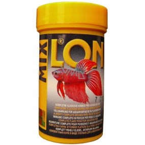 Lon Mix komplettes Flockenfutter für Aquarienfische 18 g