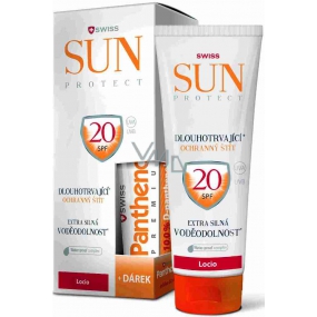 SunProtect Swiss SPF20 wasserfester Sonnenschutz 250 ml + Premium Panthenol 10% nach Sonnengel 50 ml