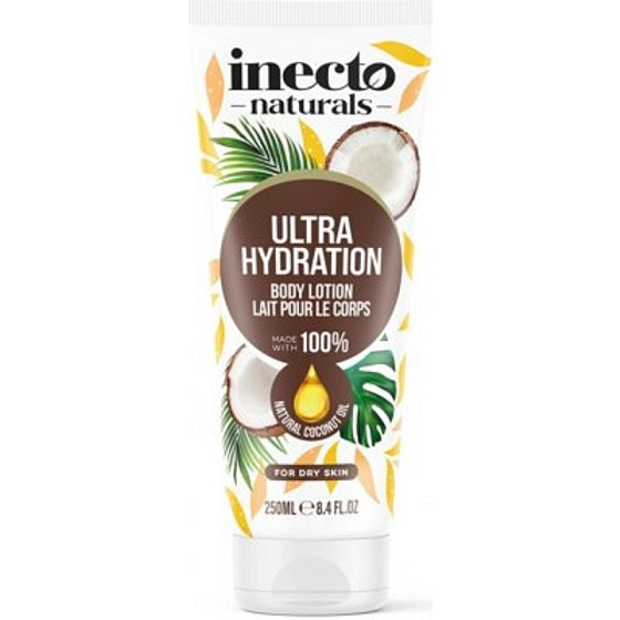 Inecto Naturals Kokosnuss-Körperlotion mit reinem Kokosnussöl 250 ml