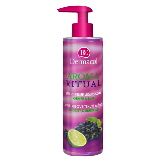 Dermacol Aroma Ritual Trauben mit Limette Anti-Stress-Handseife 250 ml