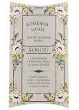 Bohemia Gifts Green Spa mit handgemachter Toilettenseife aus Glycerin und hochwertigem Hanfsamenöl in einer Papierschachtel 100 g