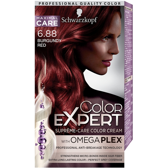 Schwarzkopf Color Expert Haarfarbe 6,88 Burgunderrot