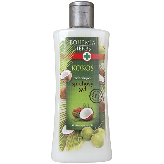 Bohemia Gifts Kokosnuss-Duschgel mit Kokosnuss und Olivenöl 250 ml