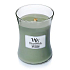 WoodWick Applewood - Apfelholz-Duftkerze mit Holzdocht und Glasdeckel Medium 275 g