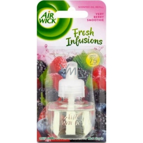 Air Wick Fresh Infusions Sehr Berry Smoothie - Duft Smoothie Waldfrucht elektrische Erfrischer Nachfüllung 19 ml