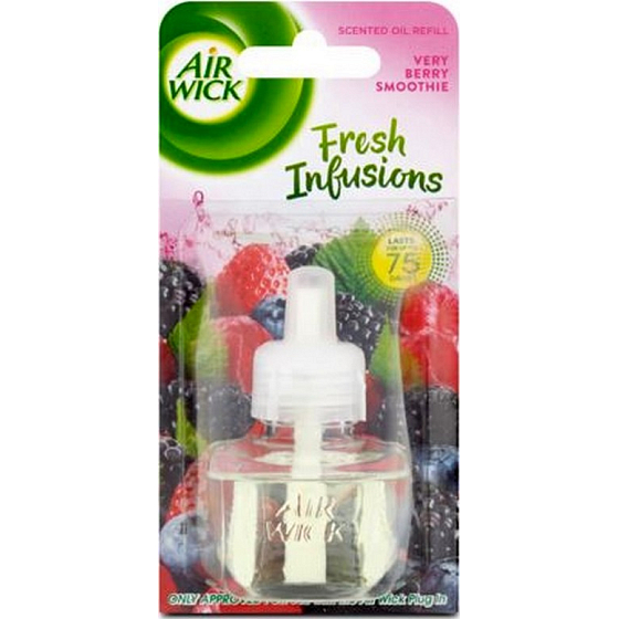 Air Wick Fresh Infusions Sehr Berry Smoothie - Duft Smoothie Waldfrucht elektrische Erfrischer Nachfüllung 19 ml