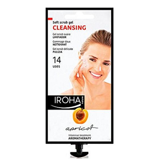 Iroha Cleasing Sanftes aromatherapeutisches Peeling-Gel mit Aprikose 25 g