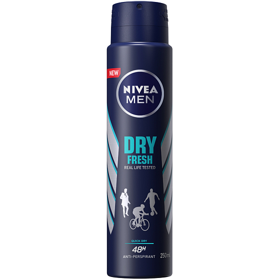 Nivea Men Dry Fresh 48h Antitranspirant Deodorant Spray für Männer 150 ml