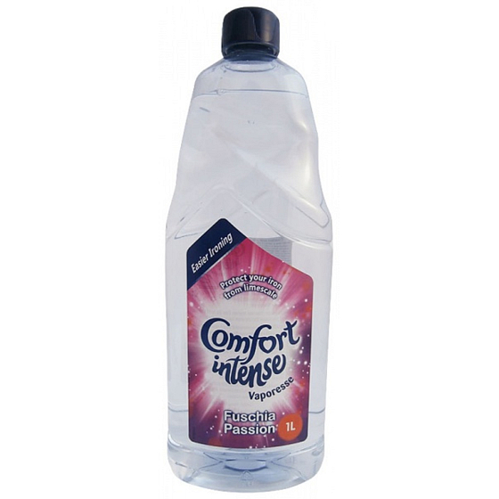 Comfort Intense Fuchsia Wasser zur Erleichterung des Bügelns mit dem Duft von Fuchsia 1 l